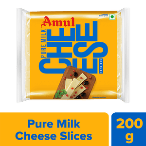 Amul Cheese Slices 200 G Pouch