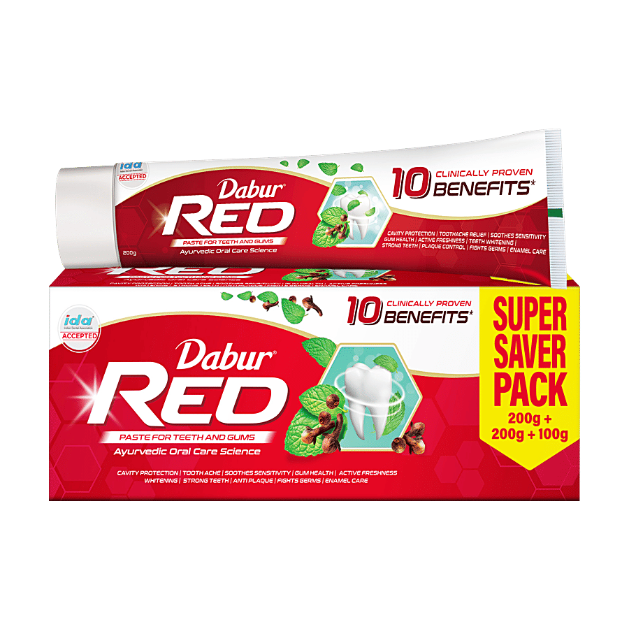 Dabur Red Indias No1 Ayurvedic Fluoride Free Paste 500 G