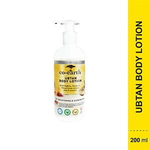 Colorbar Co Earth Ubtan Body Lotion Long Lasting Hydration For Brightening Glowing Skin 200 Ml