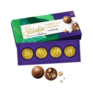 Cadbury Studio Signature Pralines Gianduja Chocolate 52 G