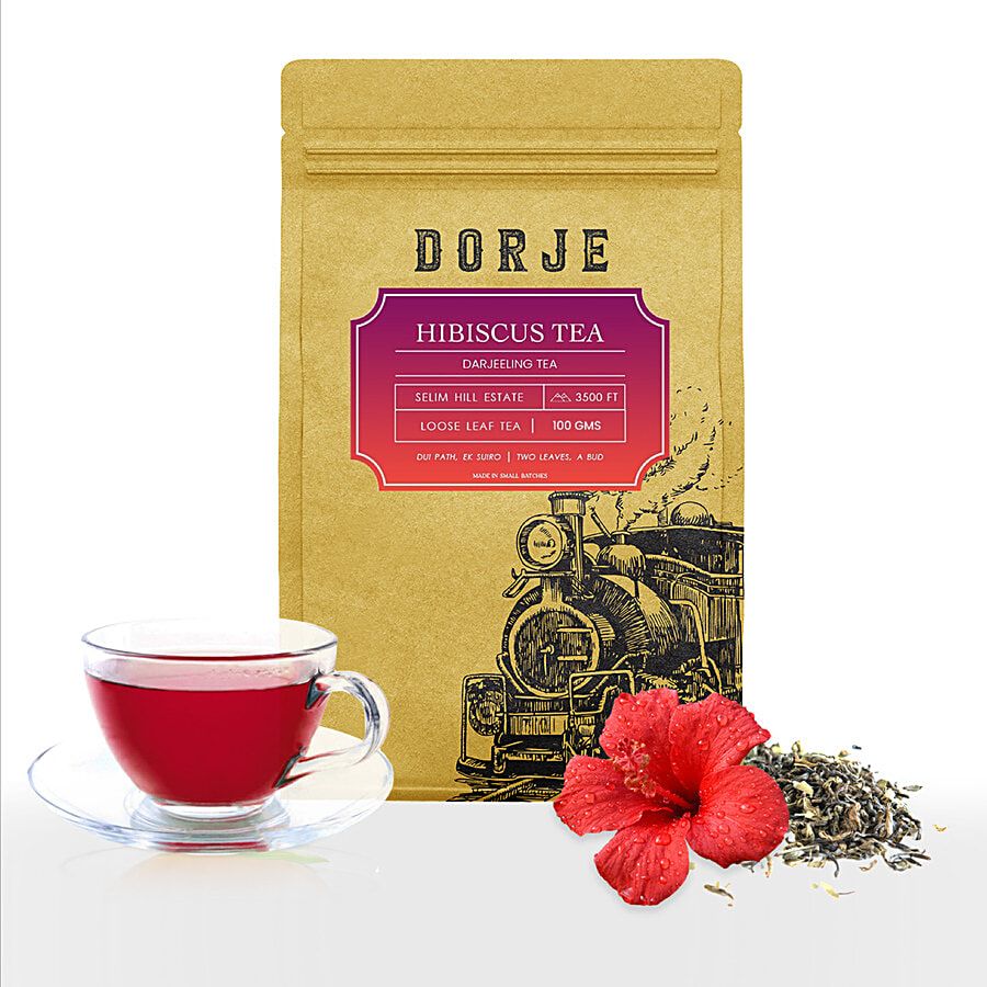 Dorje Hibiscus Tea Refreshing Aromatic From Darjeeling 100 G