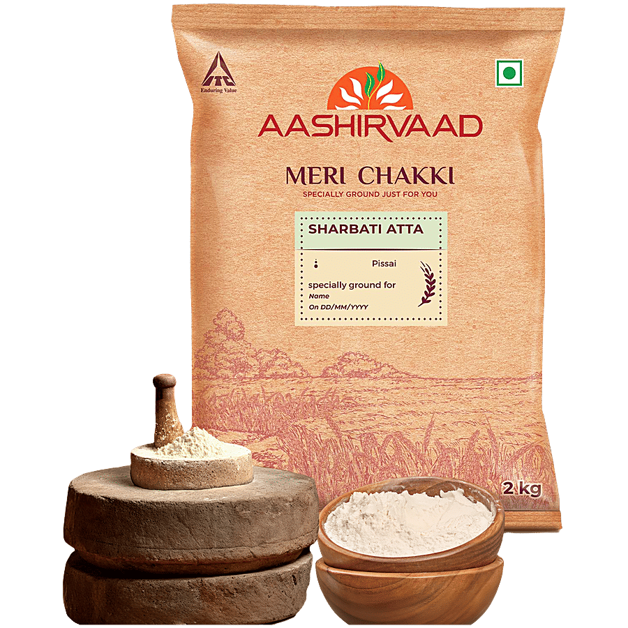 Aashirvaad Meri Chakki Mp Sharbati Atta 2 Kg