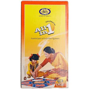 Cycle All In 1 Assorted Pack Of Cycle Pure Agarbathis 8 Pcs Carton