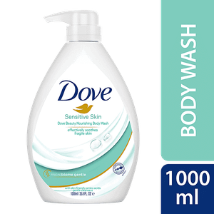 Dove Dove Nourishing Body Wash For Sensitive Skin 24hrs Moisture Lock 1l 1l