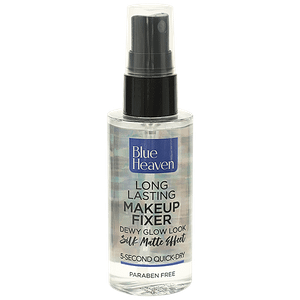Blue Heaven Long Lasting Make Up Fixer Dewy Glow Look Silk Matte Effect 5 Second Quick Dry Paraben Free 60 Ml