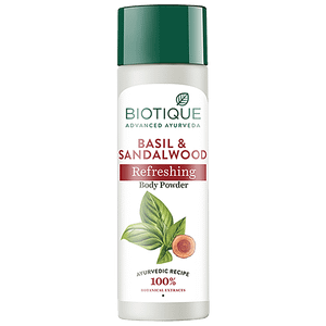 Biotique Bio Basil Sandalwood Refreshing Body Powder 150 G Bottle