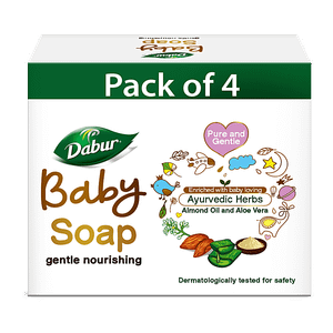 Dabur Baby Soap For Sensitive Skin With No Harmful Chemicals 300 G
