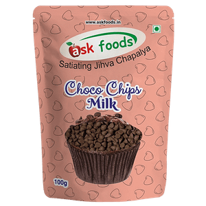 Ask Foods Choco Chips Milk 100 G