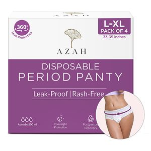 Azah Disposable Period Panty Pack Of 4 L Xl 4 Pcs