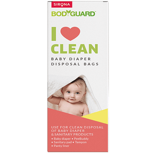 Bodyguard Baby Diapers Sanitary Disposal Bag 15 Pcs