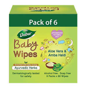 Dabur Baby Wipes With Moisture Lock Cap 480 Wipes