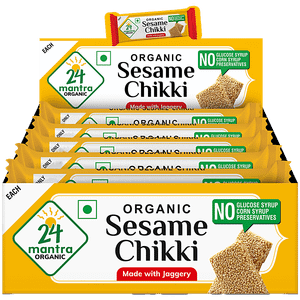24 Mantra Organic Sesame Chikki 200 G
