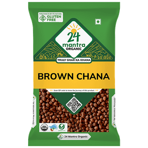 24 Mantra Organic Brown Chana 500 G Pouch