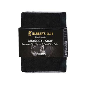 Barbers Club Hand Made Organic Charcoal Soap 100 G