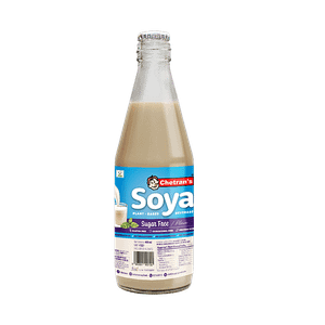 Chetrans Soymilk Natural 400 Ml Bottle