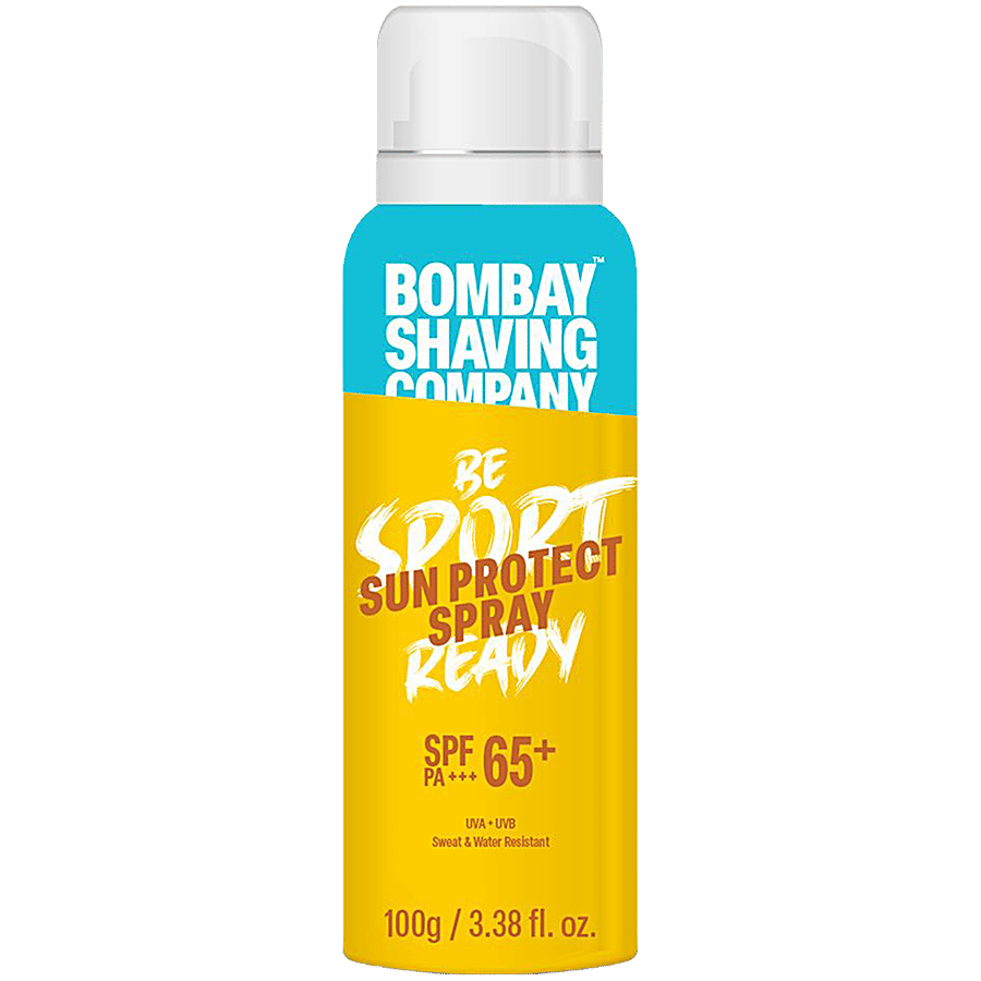 Bombay Shaving Company Sun Protect Spray Spf 65 Pa Uva Uvb 100 G
