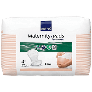 Abena Premium Maternity Pads Super Absorbent Minimum Odour Skin Irritation 14 Pcs