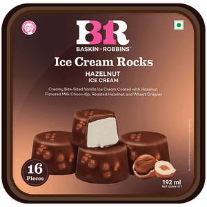 Baskin Robbins Bite Sized Hazelnut Ice Cream Rocks 192 Ml