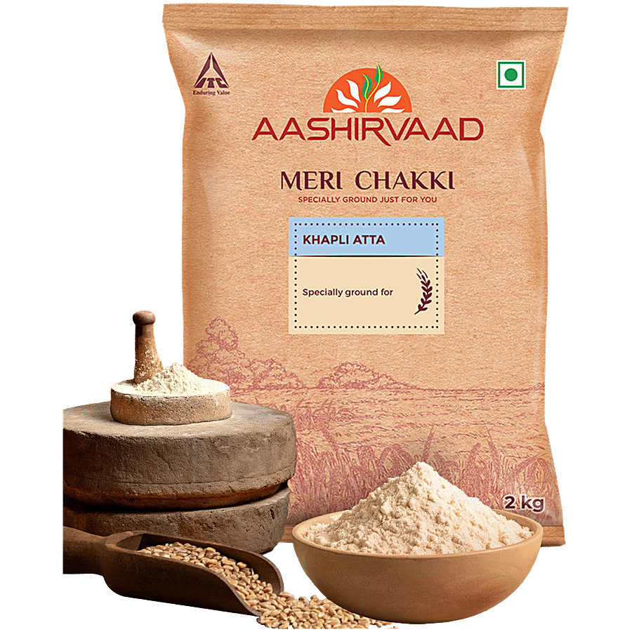 Aashirvaad Meri Chakki Khapli Atta 2 Kg