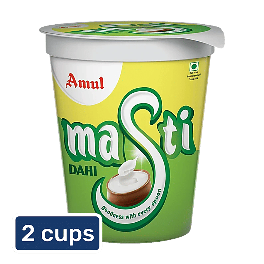 Amul Masti Dahi 2x400 G Cup
