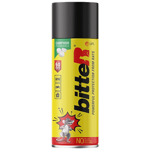 Bitter Powerful Protection From Rats Spray Camphor Fragrance Non Toxic 100 Ml Can