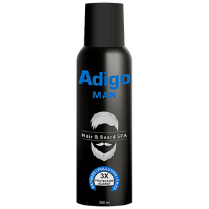 Adigo Man Hair Beard Spa 3x Protection Against Dryness Frizz Pollution 200 Ml