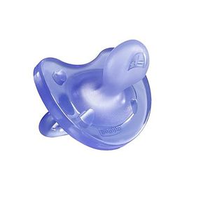 Chicco Baby Soft Silicone Soother Purple 0 6m 1 Pc