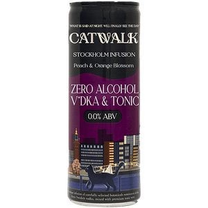 Catwalk Stockholm Infusion Peach Orange Blossom Zero Alcohol Vodka Tonic 250 Ml