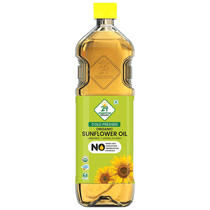 24 Mantra Organic Expeller Pressed Sunflower Oil 1 L Bottle