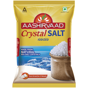 Aashirvaad Iodized Crystal Salt 1 Kg No