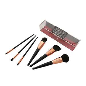 Dp Makeupcosmetic Brush Set Black Bb1208 6 Pcs