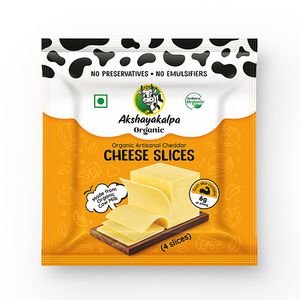 Akshayakalpa Organic Artisan Cheese Slices Pure Without Preservatives 100 G