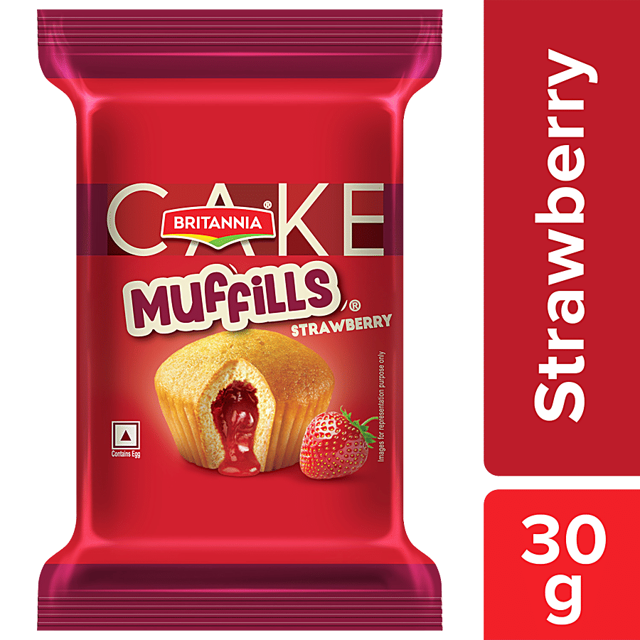 Britannia Strawberry Muffils 35 G Pouch