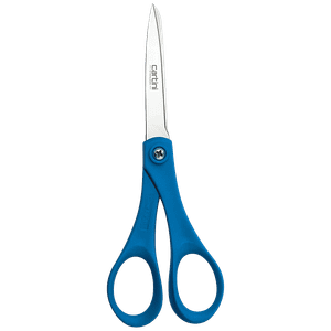 Cartini By Godrej Stainless Steel Comfort Scissors With Blue Handle Large 1 Pc