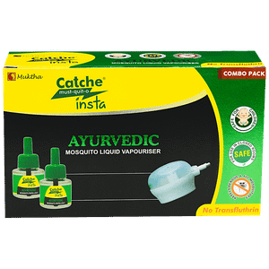 Catche Insta Mosquito Repellent Combo 100 Ml 45 Ml X 2 1 Machine
