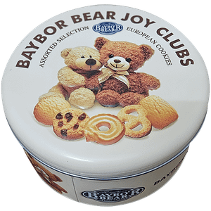 Baybor Bear Joy Clubs Assorted European Cookies 208 G