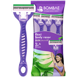 Bombae Flexi Disposable Body Razor For Women Aloe Smooth 100 G