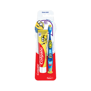 Colgate Kids Minion Toothbrush Toothpaste 6 Years 2 Pcs
