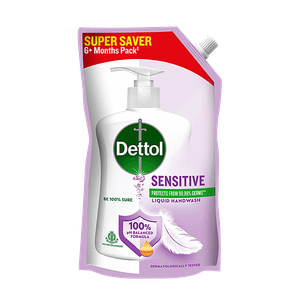 Dettol Hand Wash Liquid Refill Sensitive 750 Ml