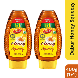 Dabur 100 Pure Honey 400 G Squeezy Pack