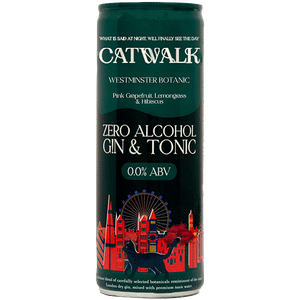 Catwalk Westminster Botanic Pink Grapefruit Lemongrass Hibiscus Zero Alcohol Gin Tonic 250 Ml