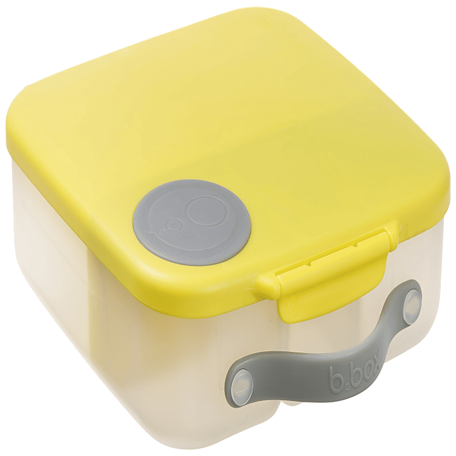 Bbox Lunch Box Lemon Sherbet Yellow Grey Silicone Leak Proof 2 L
