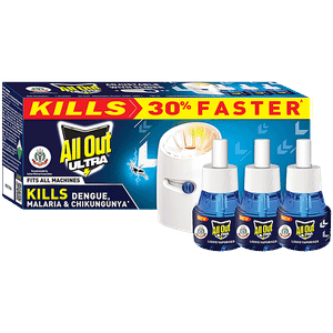All Out Ultra Power Slider Liquid Vaporiser Refill Kills Dengue Malaria Mosquitoes 45 Ml