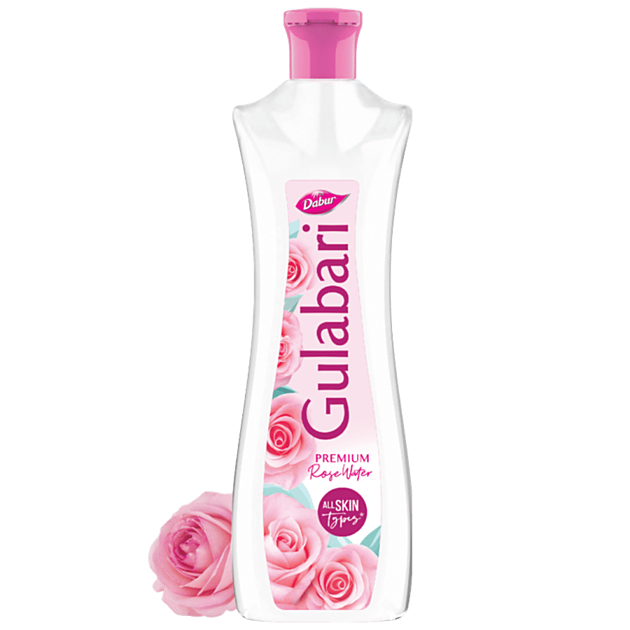 Dabur Gulabari Premium Rose Water 100 Natural 400 Ml