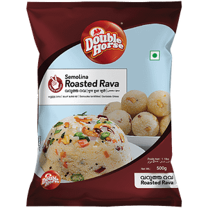 Double Horse Rava Roasted 500 G Pouch