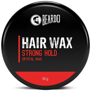 Beardo Hair Wax Strong Hold Crystal Wax For Glossy Finish 50 G