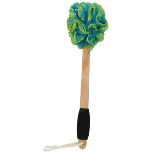 Dp Loofah With Wooden Handle Assorted Colour Bb442 4 1 Pc