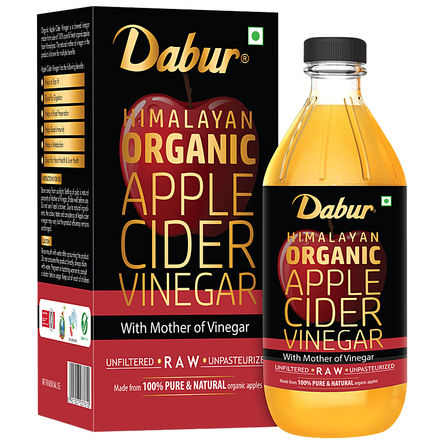 Dabur Organic Apple Cider Vinegar 500 Ml