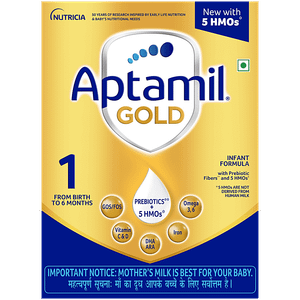 Aptamil Gold Infant Formula Powder Stage 1 1 To 6 Months With Hmo Prebiotics Dha 400 G