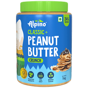 Alpino Classic Peanut Butter Crunch Gluten Freenon Gmovegan 1 Kg Jar
